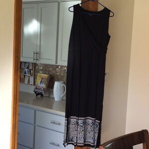 J.Jill black maxi dress, size M.